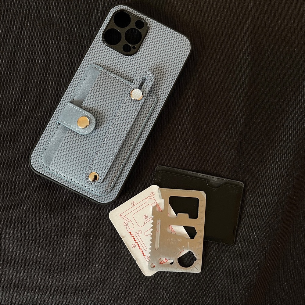๐ข FREE WITH ANY PURCHASE OVER $10 IPhone 12 Pro Max Wallet Case With Hand Loop - Picture 13 of 15